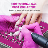 HALMAI Nail Dust Collector - 800Pa Suction & 5000 RPM Brushless Motor