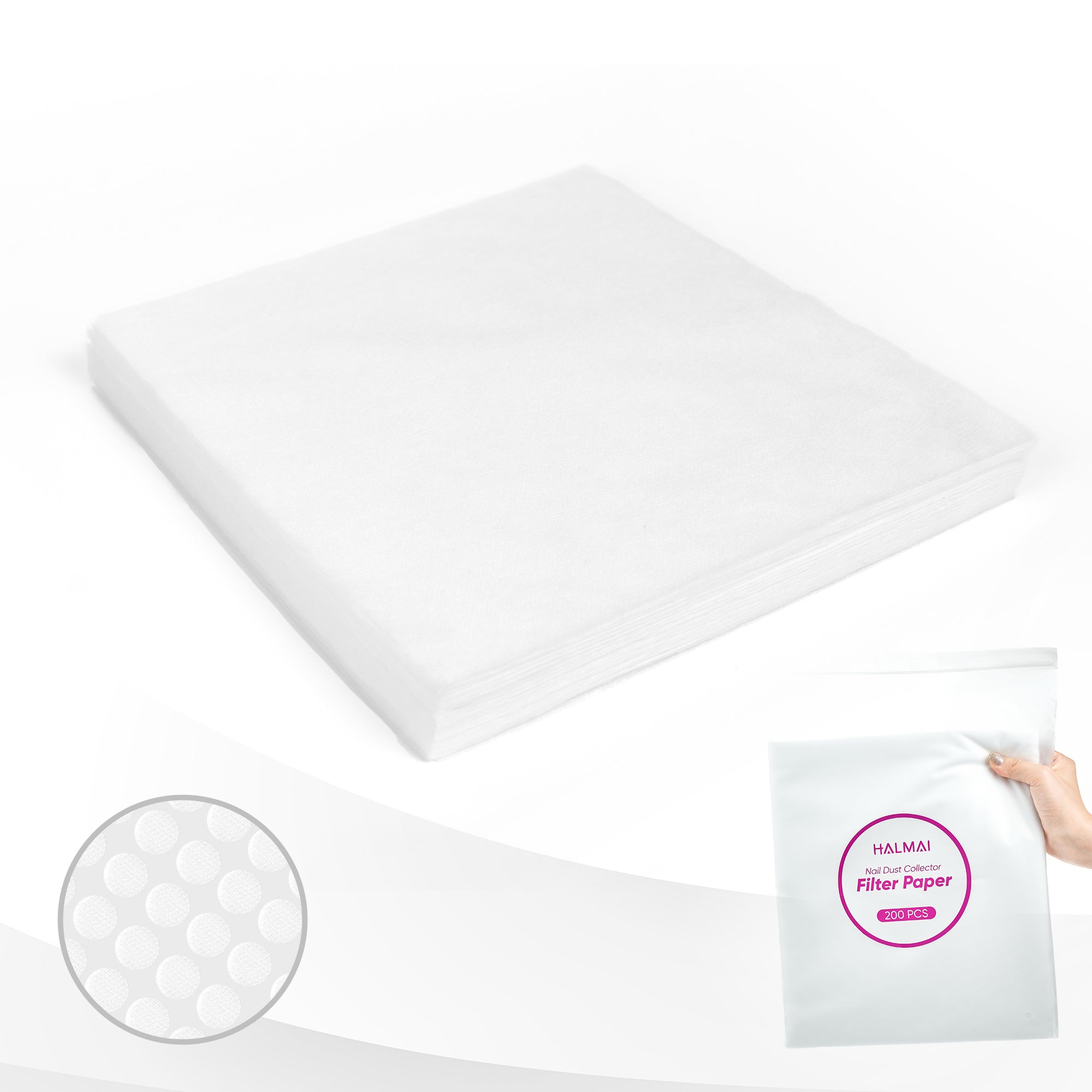 HALMAI Disposable Dust Collector Pre-Filter Sheets - Custom Fit