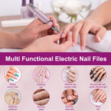 HMC180 Cordless Portable Electric Nail Drill Machine for Home with Max 20000 RPM