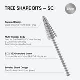 Tree Shape Bit-Silver