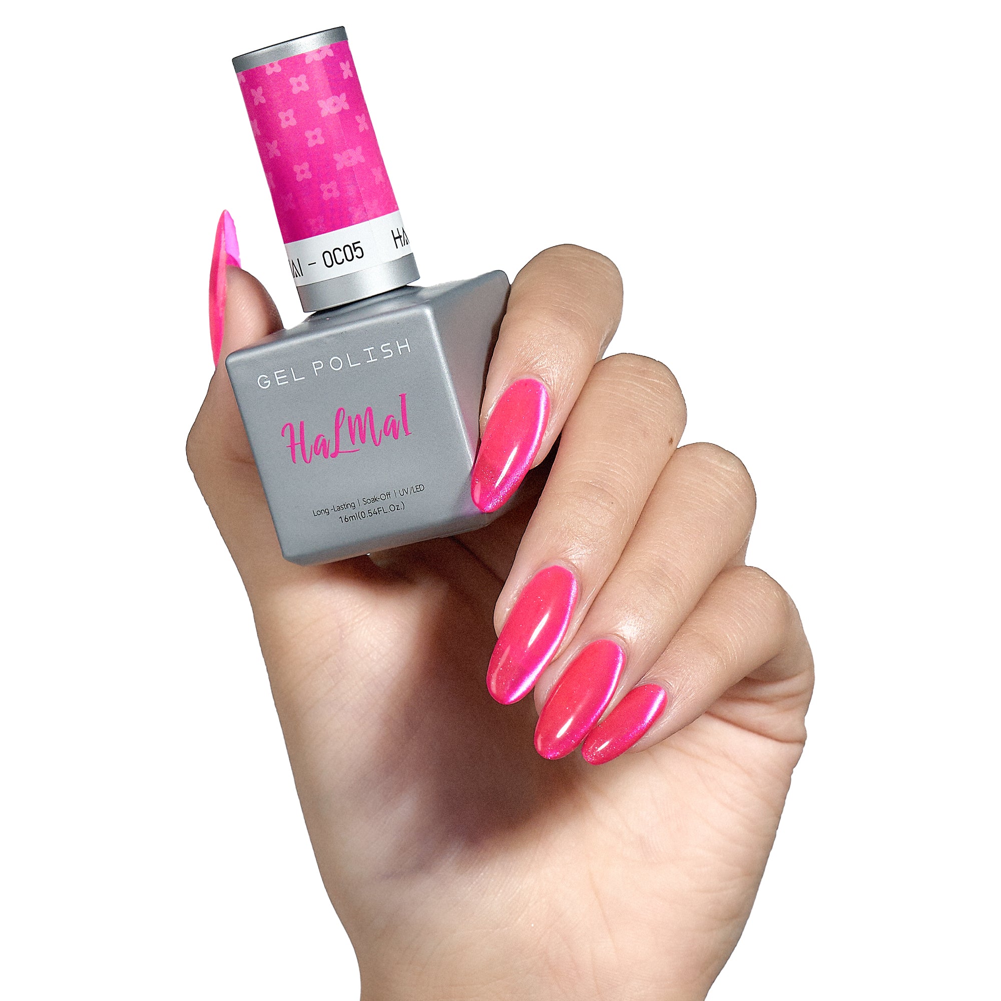 One Coat Gel-Neon Pink