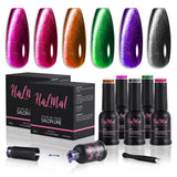 Luminous Reign-A 24D Cat Eye Gel Nail Polish 6 Colors 6*8ml