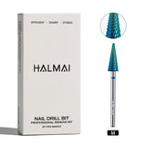SharpOne All-in-One Nail Drill Bit – 360° Carbide Tree Shape Bit (Moss Green)