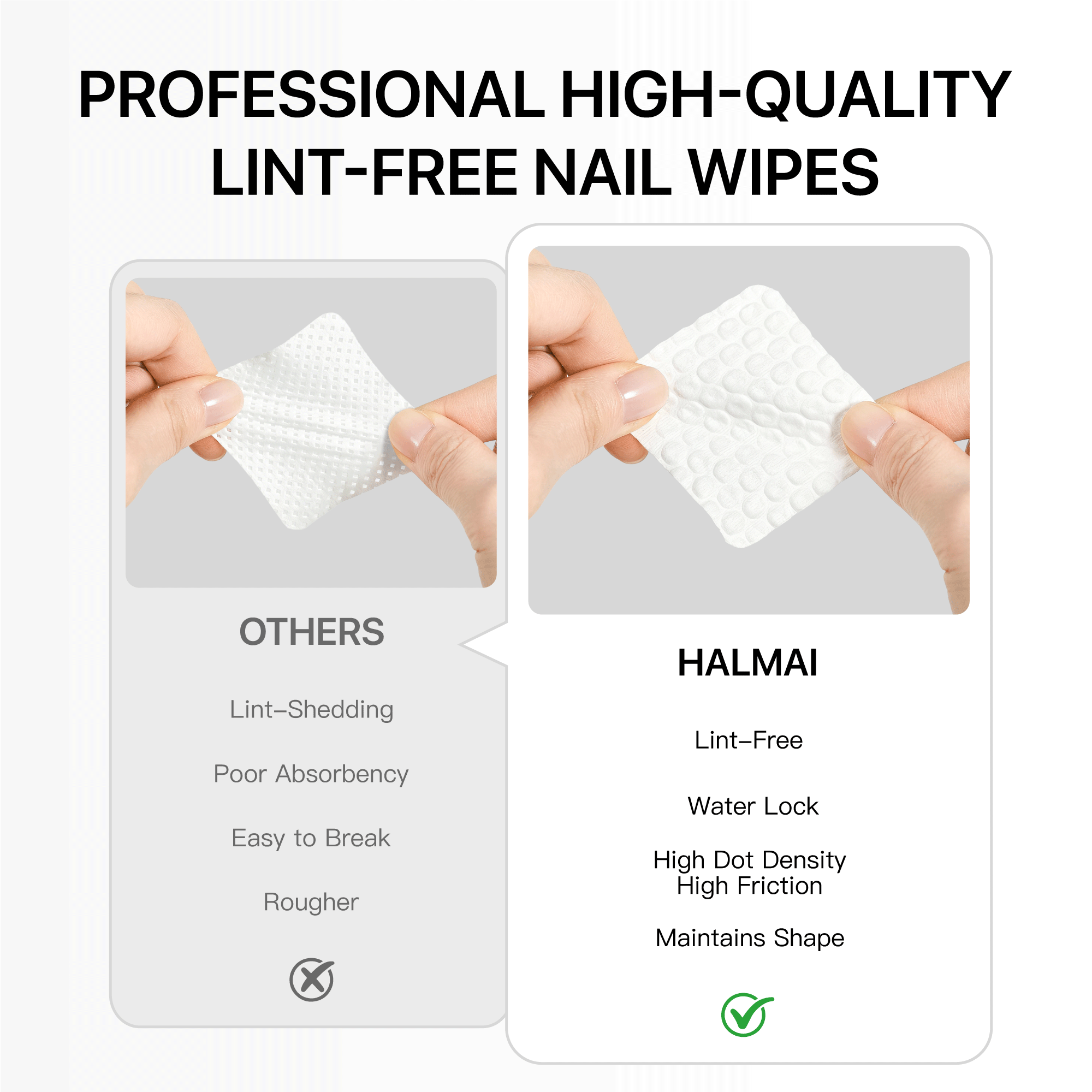 Soft-Grip Nail Wipes