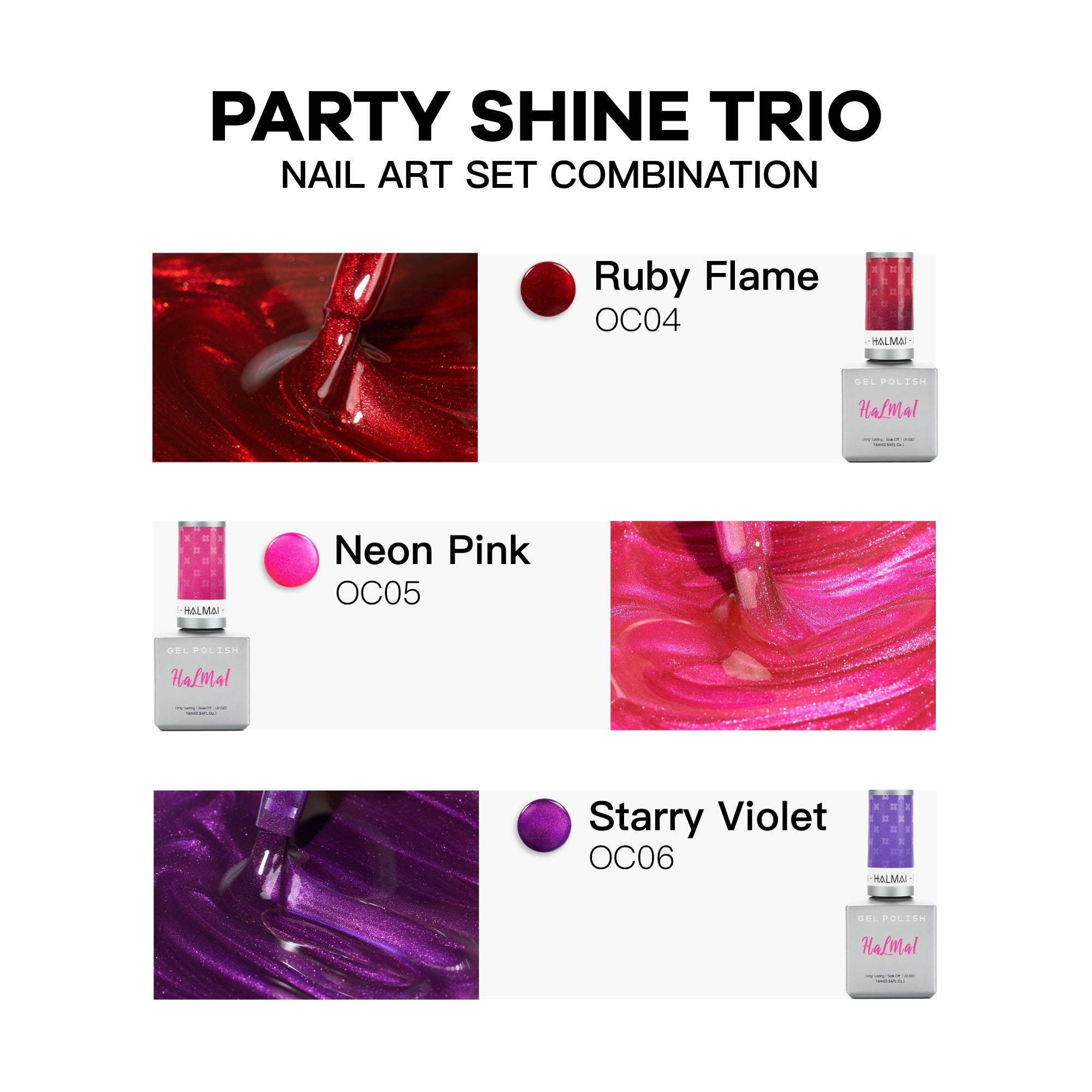 Kit de Gel OneCoat 9 Couleurs