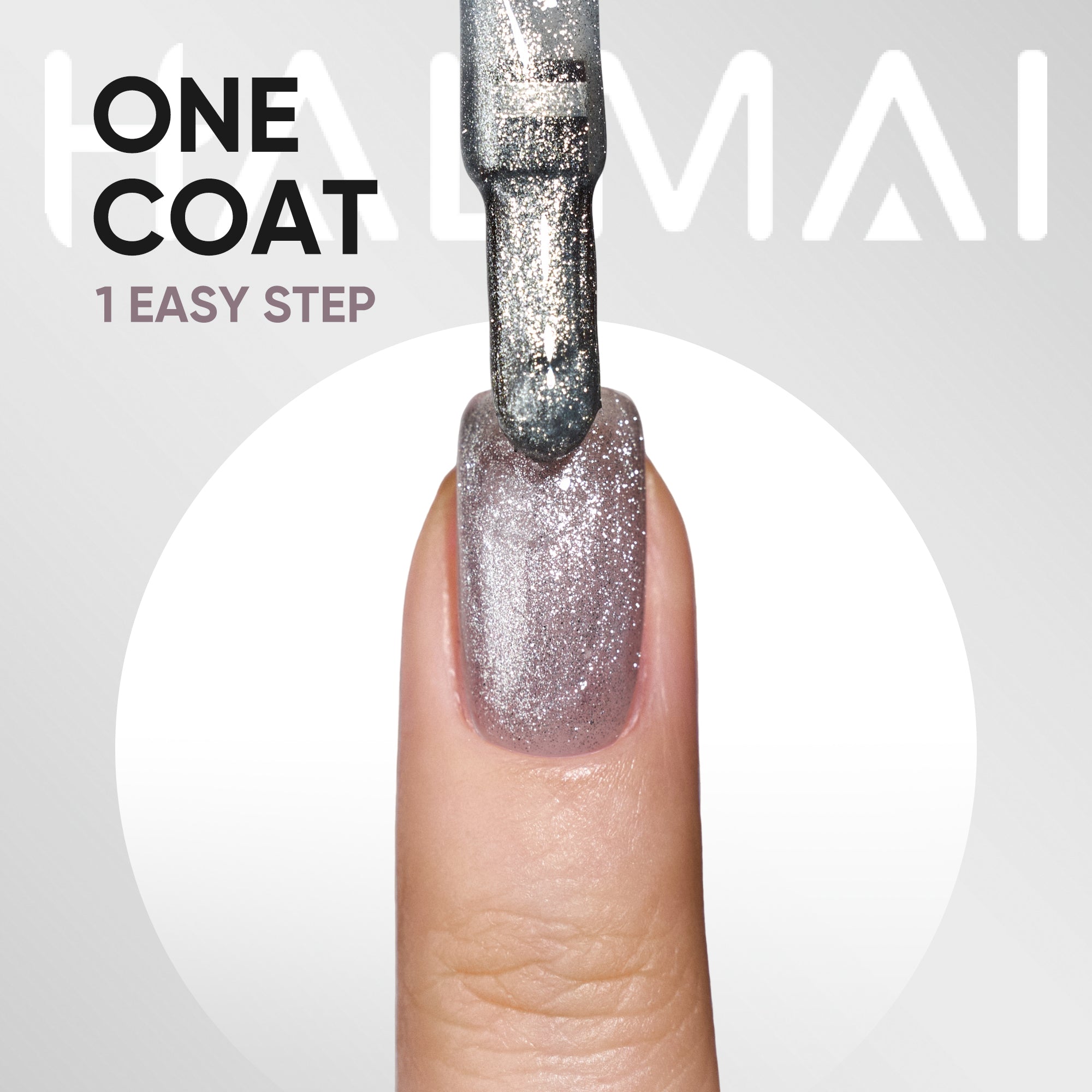 One Coat Gel-Stream Silver