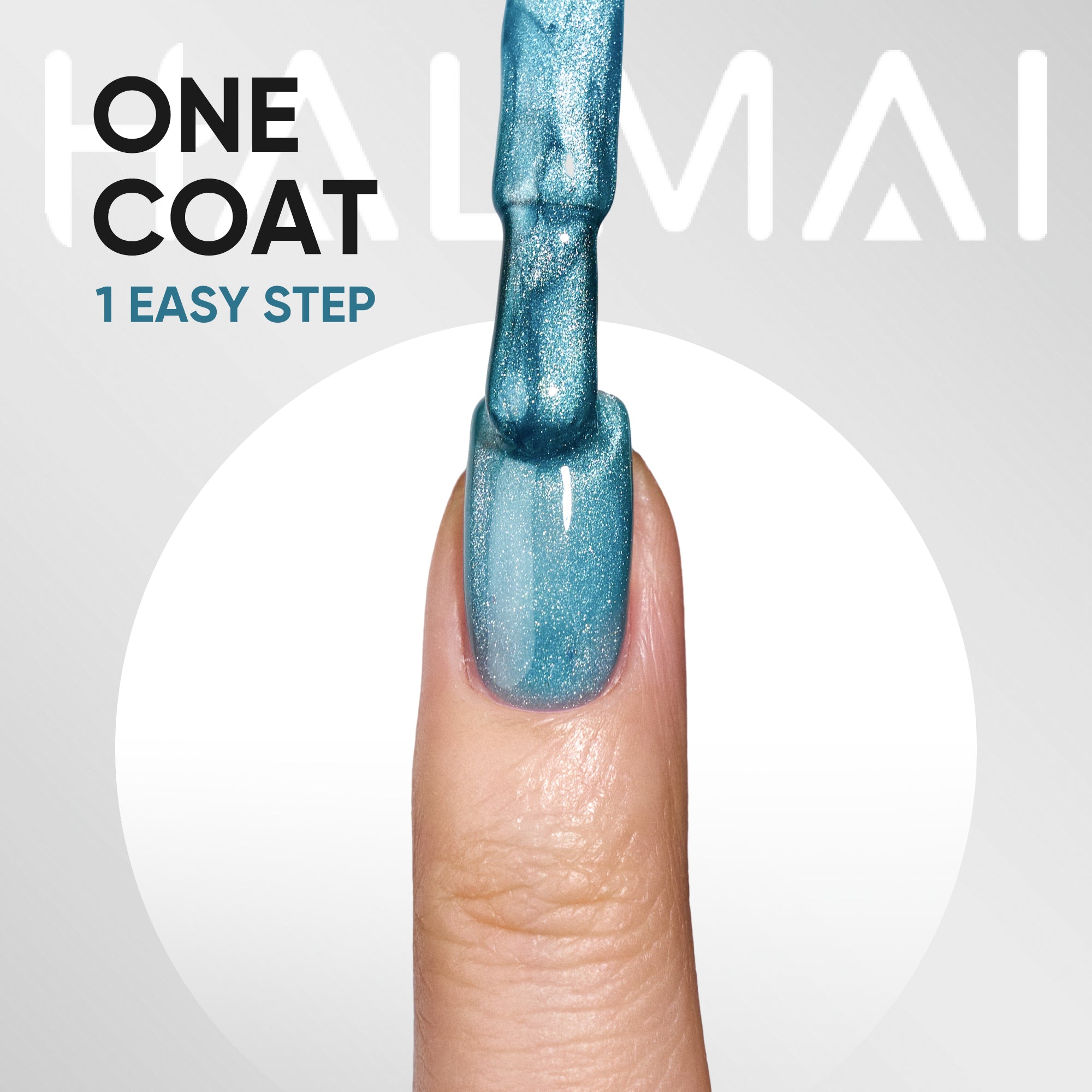 One Coat Gel-Glacier Blue