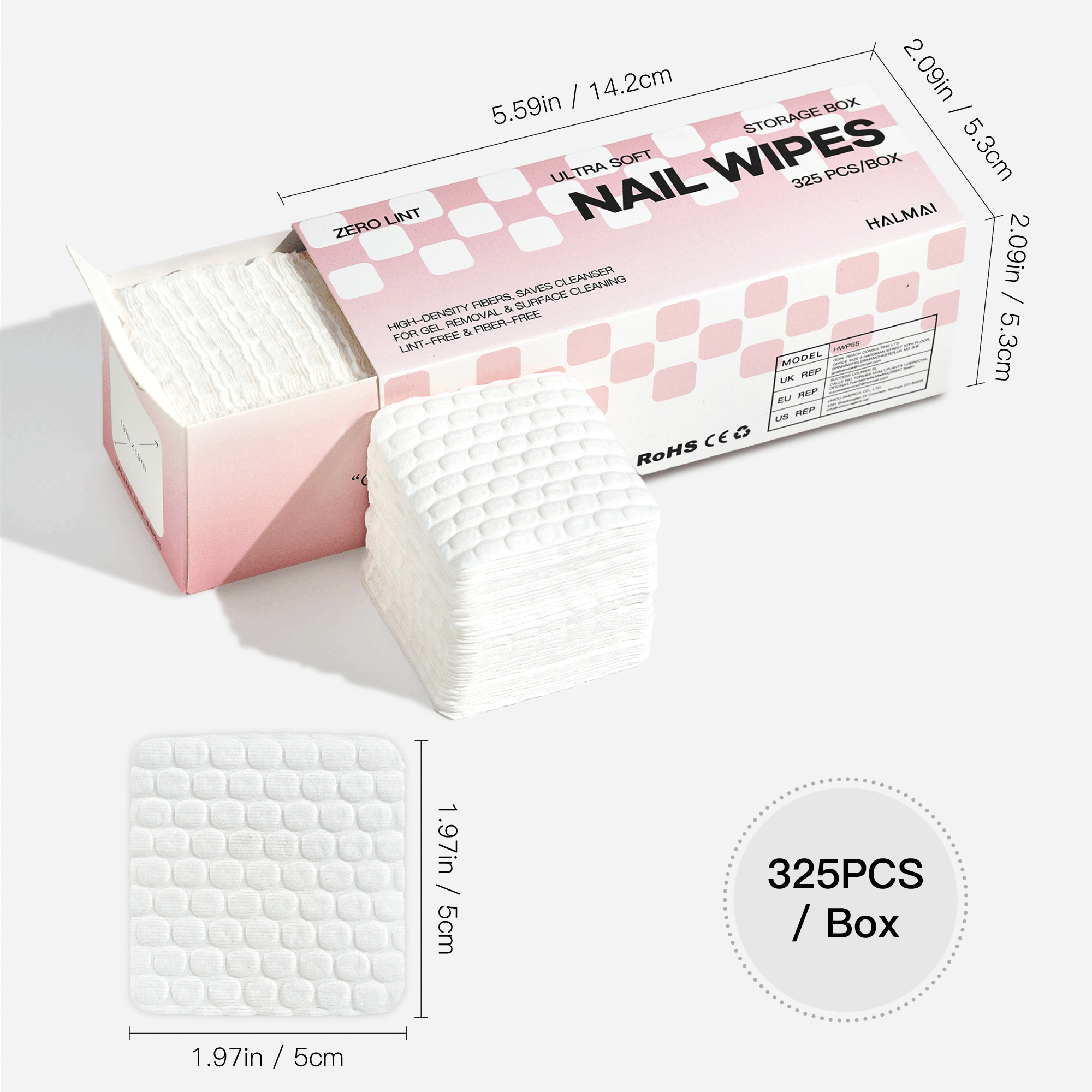 Soft-Grip Nail Wipes