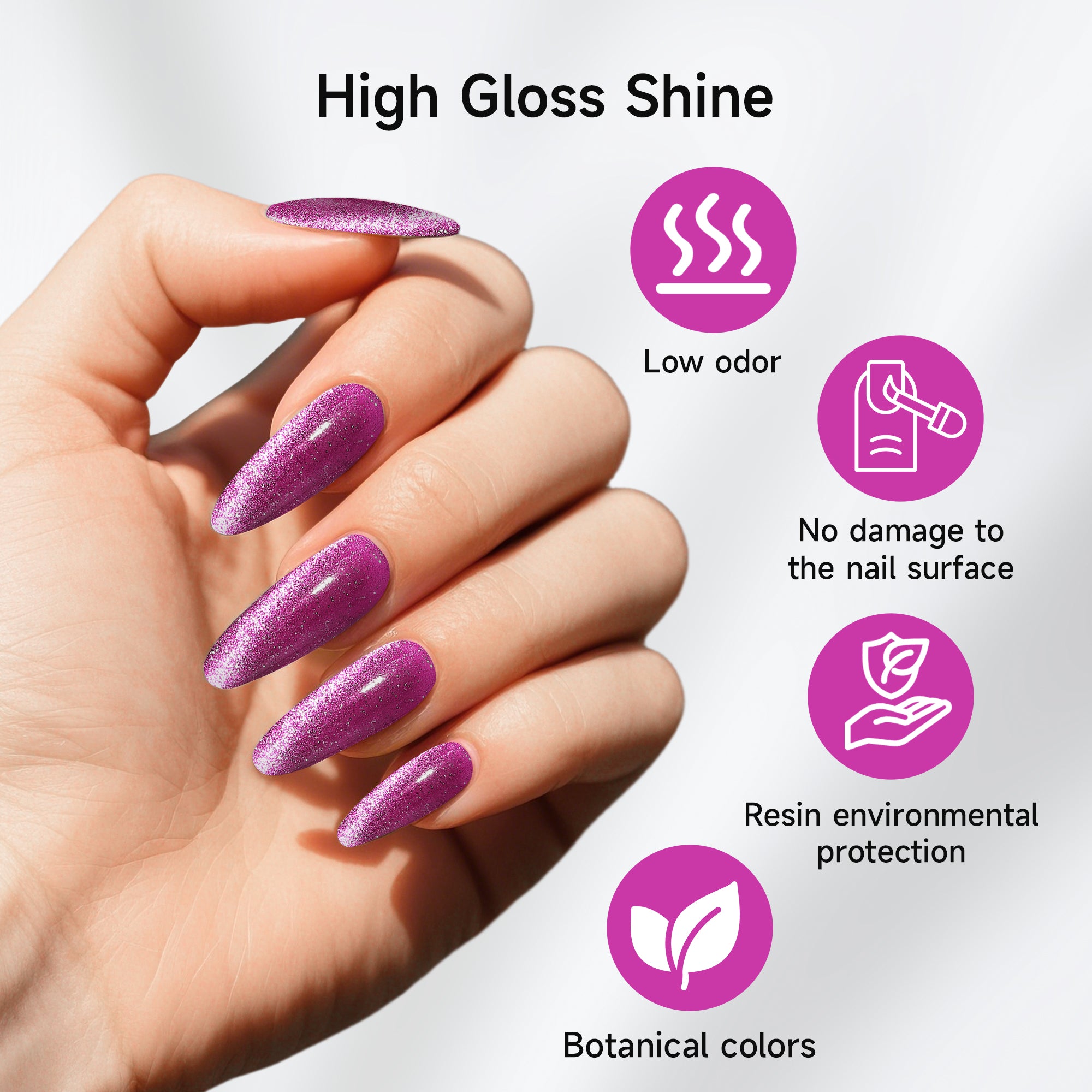 24D Cat Eye Gel Nail Polish 6 Colors 6*8ml