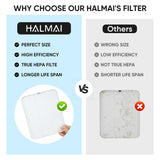 HALMAI Nail Dust Collector Replacement Filter