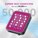 HALMAI Nail Dust Collector - 800Pa Suction & 5000 RPM Brushless Motor