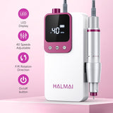 HALMAI 40000RPM HMC320 Salon-Grade Professional Electric Nail Drill