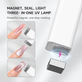 HALMAI UV Lamp Lite1 Handheld UV Nail Lamp for Gel Polish (White)
