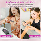 HALMAI 40000RPM HMC320 Salon-Grade Professional Electric Nail Drill