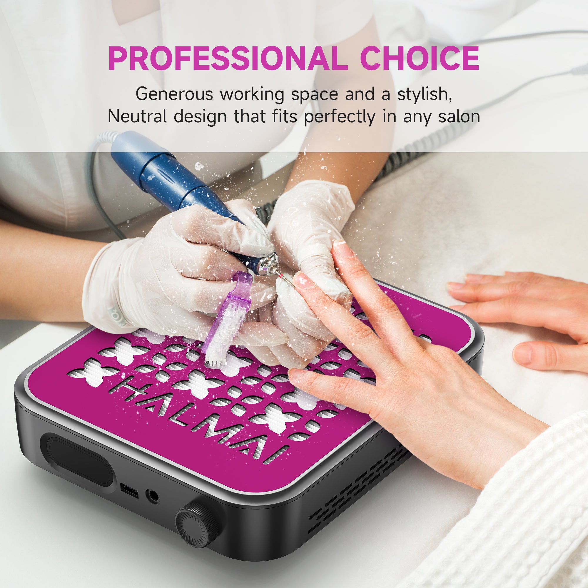 E-File Nail Drill with Zero Dust Kit