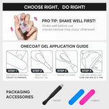 One Coat Gel-Neon Pink