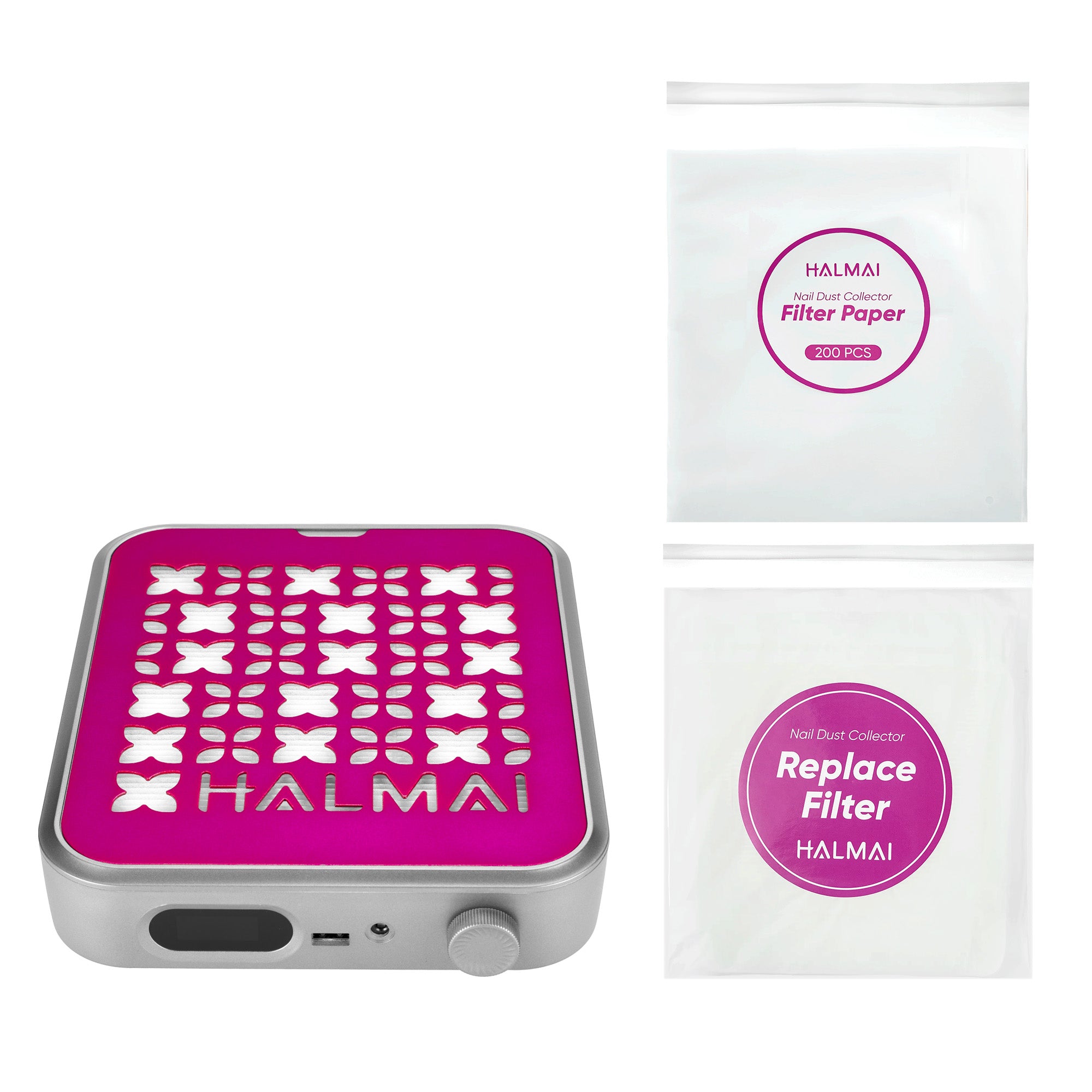 HA-1C100 Nail Dust Collector+Filter Paper+Replace Filter