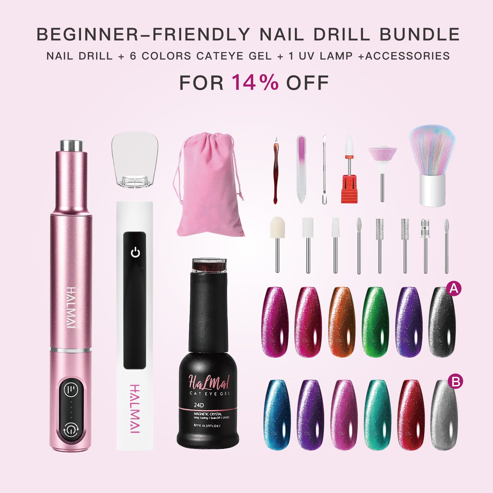 Beginner-Friendly Manicure Set Include 
Everything You Need